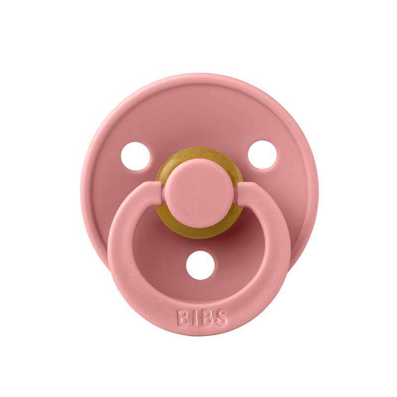 BIBS Symmetrisk Colour Sut - Str. 1 - Naturgummi - Dusty Pink