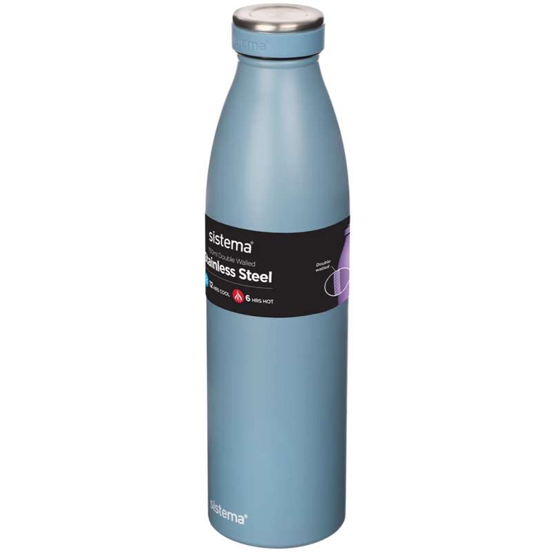 Sistema Termoflaske - Acciaio Inossidabile - 750ml - Blu Costa