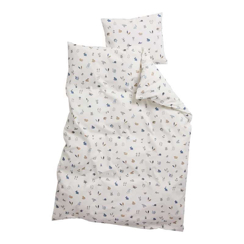Leander Biancheria da letto per bambini 100x140 cm - Forrest - Dusty Blue