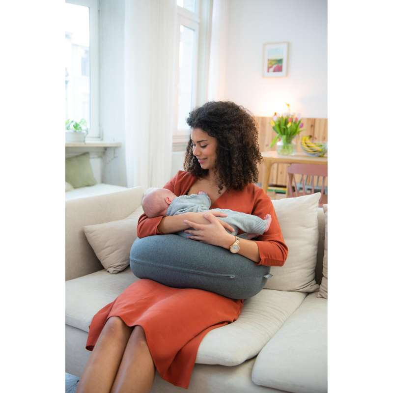 Doomoo Cuscino per l'allattamento / gravidanza - Grigio antracite